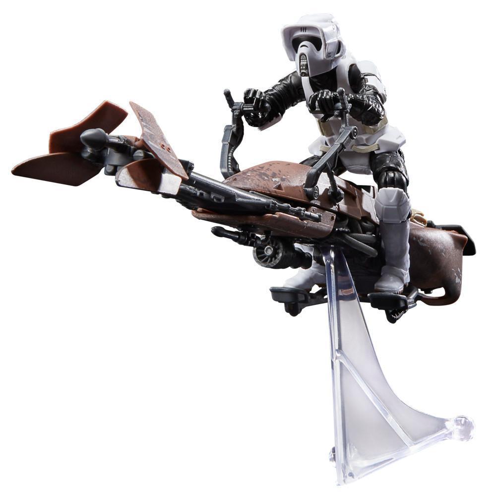 Star Wars The Vintage Collection, Speeder Bike, véhicule et figurine, échelle de 9,5 cm product thumbnail 1