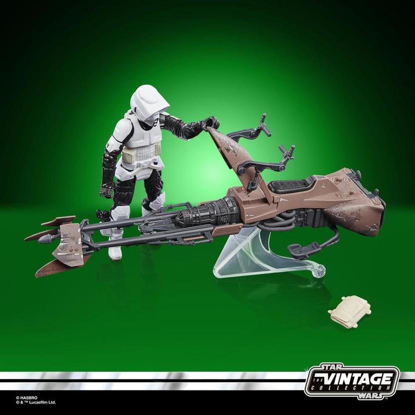 Star Wars The Vintage Collection, Speeder Bike, véhicule et figurine, échelle de 9,5 cm product image 1