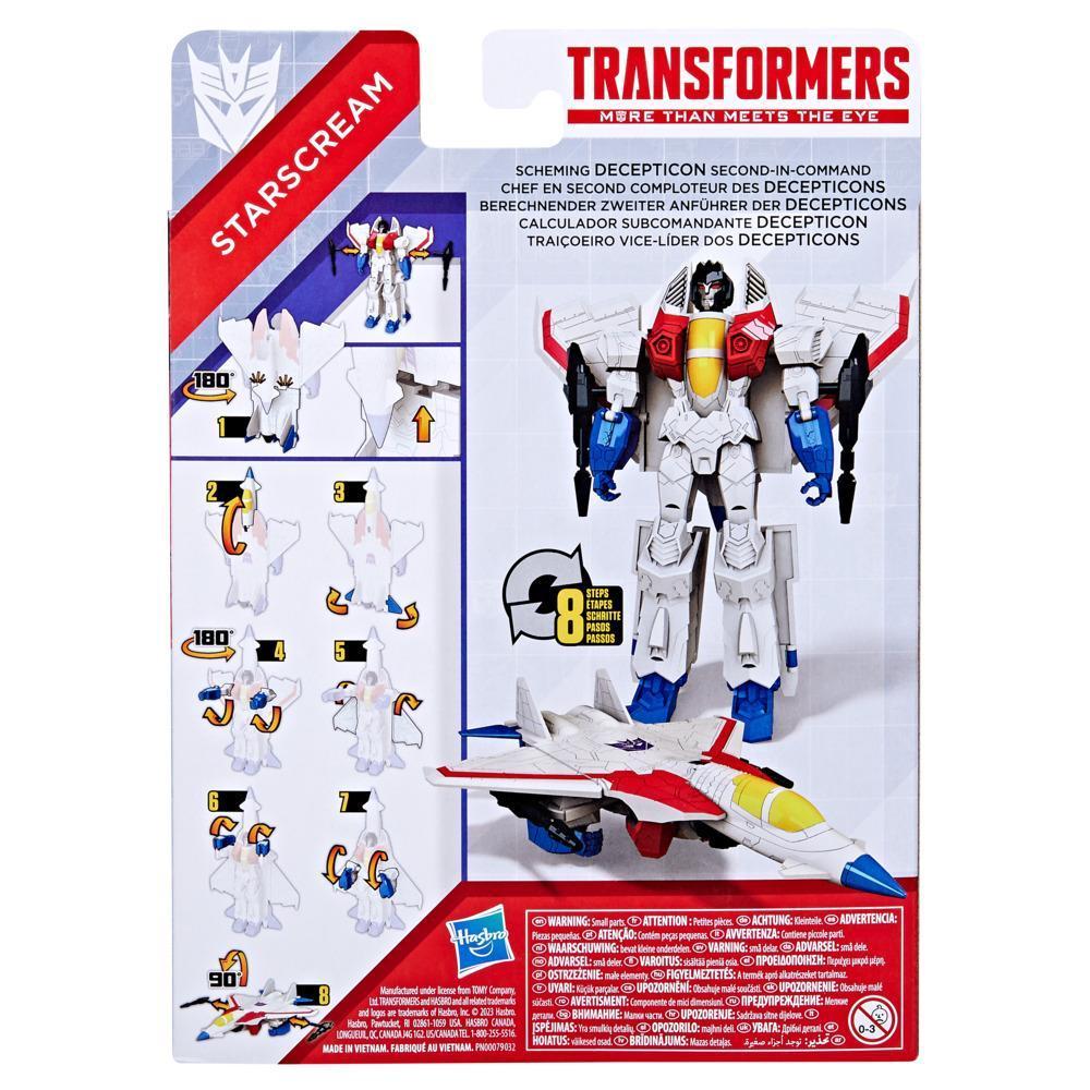 Transformers Authentics, figurine articulée Starscream de 17,5 cm product thumbnail 1