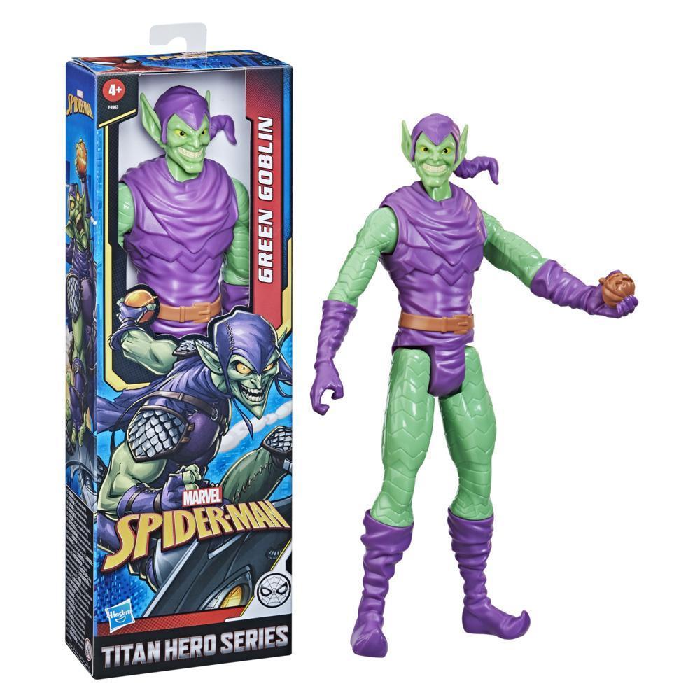 Marvel Spider-Man Titan Hero Series, figurine de collection Green Goblin de 30 cm, jouets pour enfants de 4 ans et plus product thumbnail 1