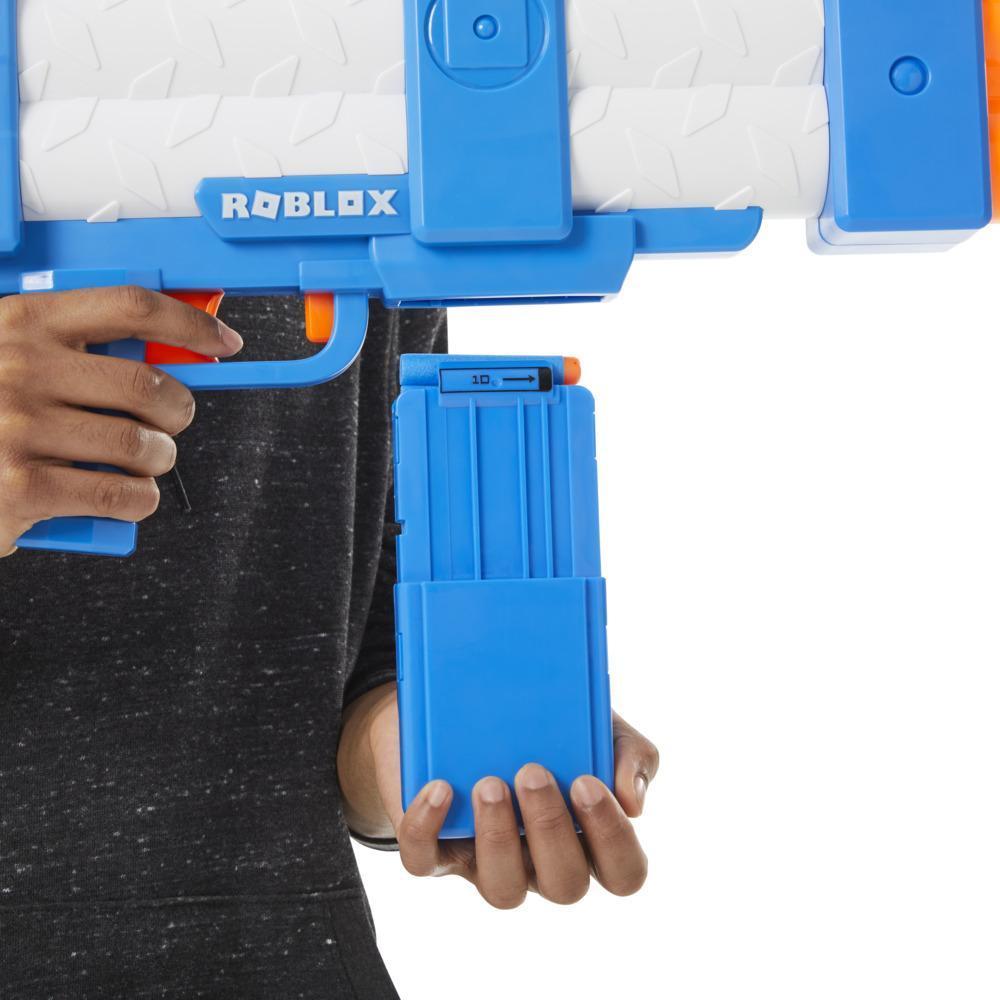 Nerf Roblox Arsenal, blaster motorisé Pulse Laser, 10 fléchettes Nerf, chargeur et code pour article virtuel dans le jeu product thumbnail 1