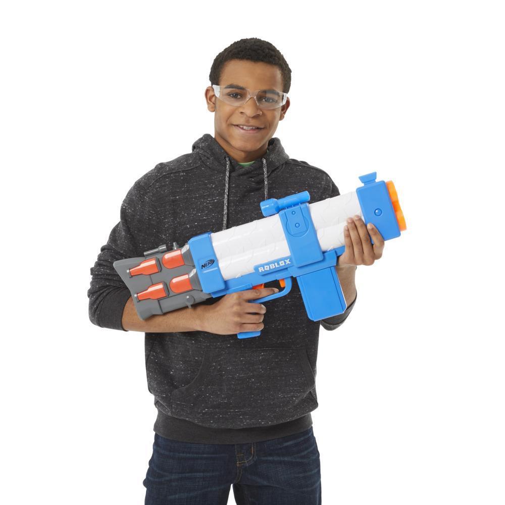 Nerf Roblox Arsenal, blaster motorisé Pulse Laser, 10 fléchettes Nerf, chargeur et code pour article virtuel dans le jeu product thumbnail 1