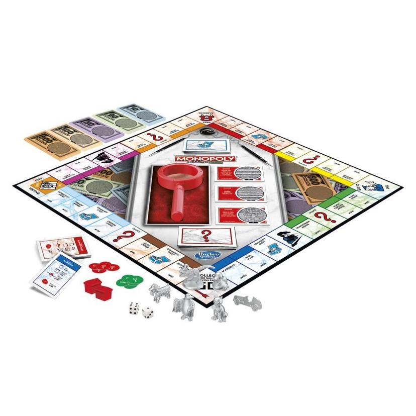 Monopoly Faux billets, jeu de plateau pour la famille et les enfants, à partir de 8 ans, inclut décodeur de M. Monopoly product image 1