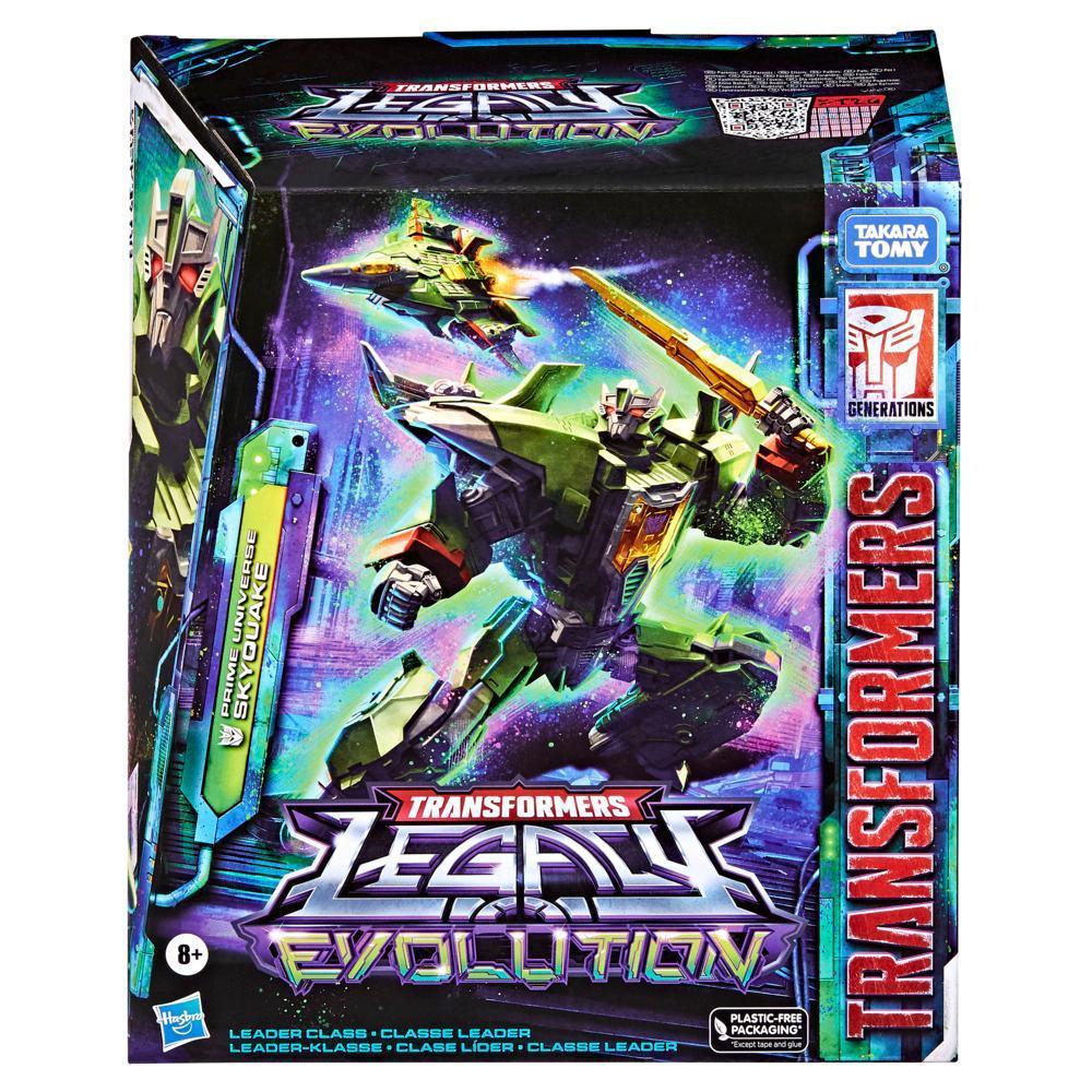 Transformers Generations Legacy Evolution, figurine à conversion Prime Universe Skyquake classe Leader de 17,5 cm product thumbnail 1