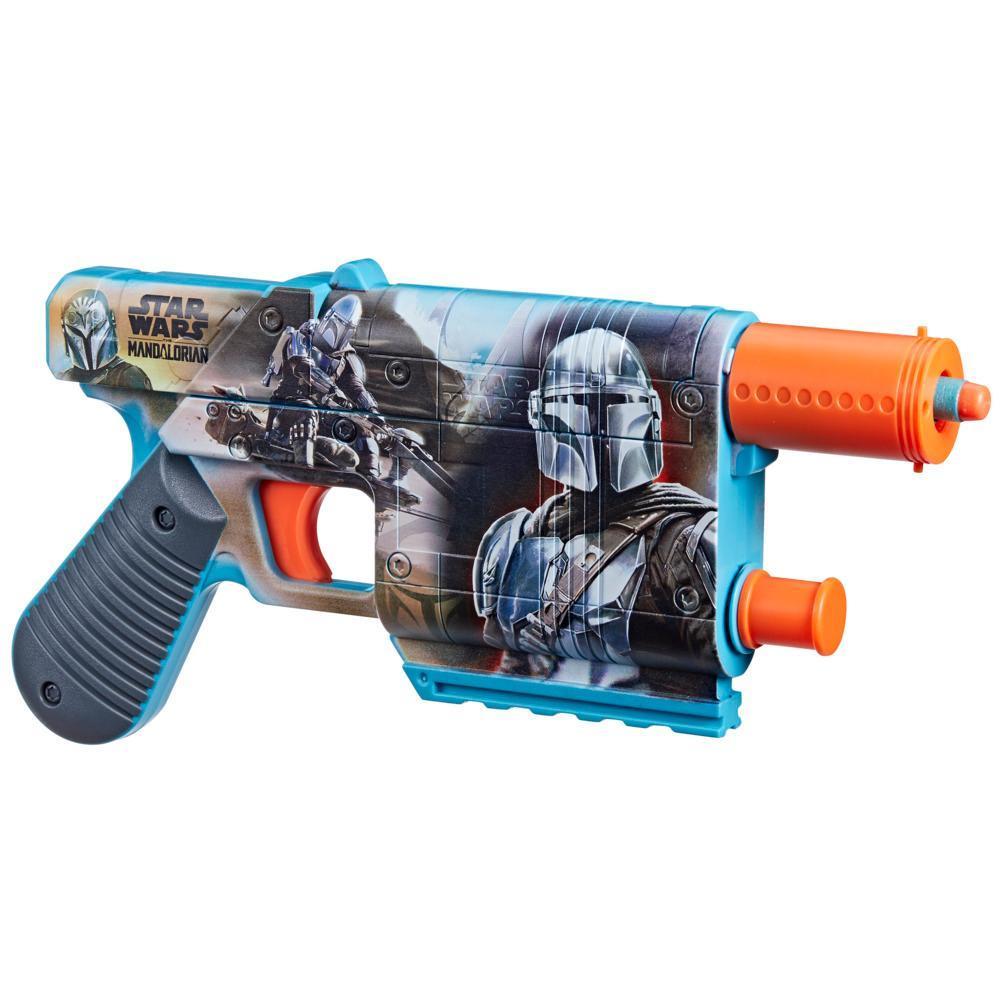 Blaster Nerf Star Wars The Mandalorian, 12 fléchettes Nerf Elite, cadeaux pour enfants à partir de 8 ans product thumbnail 1