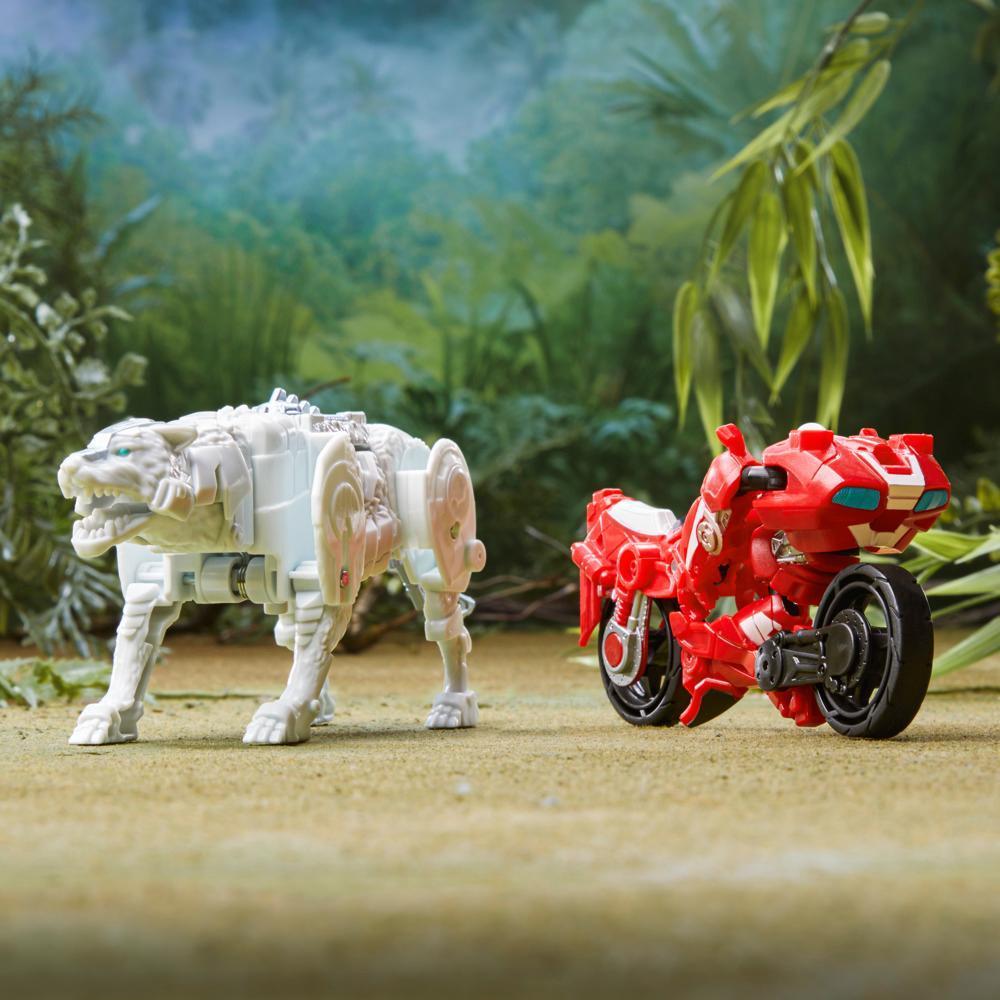 Transformers: Rise of the Beasts, Beast Alliance, pack de 2 figurines Beast Combiners Arcee et Silverfang, dès 6 ans, 12,5 cm product thumbnail 1