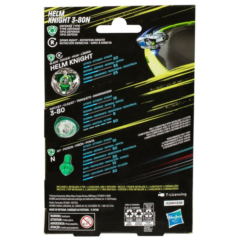 Beyblade X Starter Pack Helm Knight 3-80N product image 1