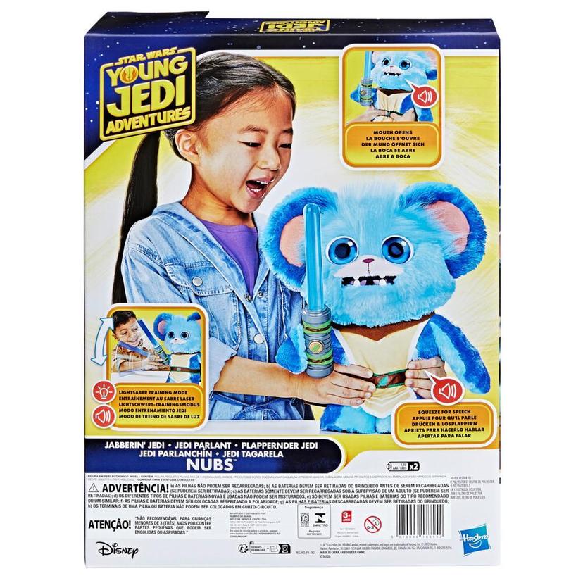 Star Wars Les Aventures des Petits Jedi, Nubs Jedi parlant, peluche Star Wars électronique, jouets préscolaires product image 1