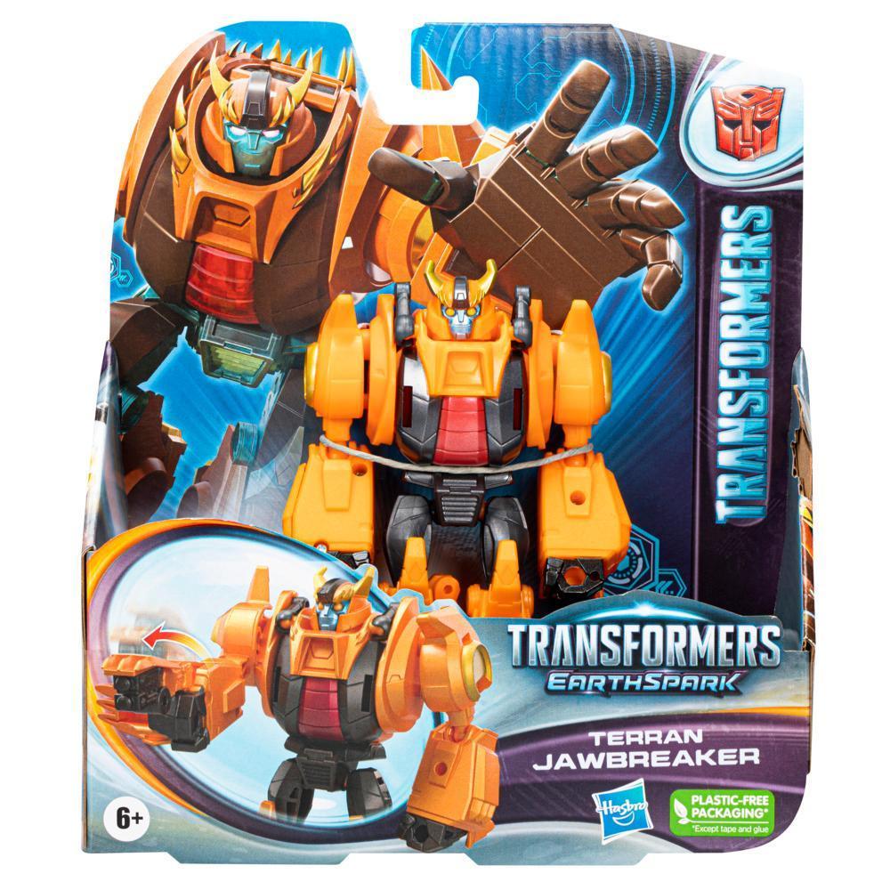 Transformers EarthSpark, figurine Terran Jawbreaker de classe Guerrier product thumbnail 1