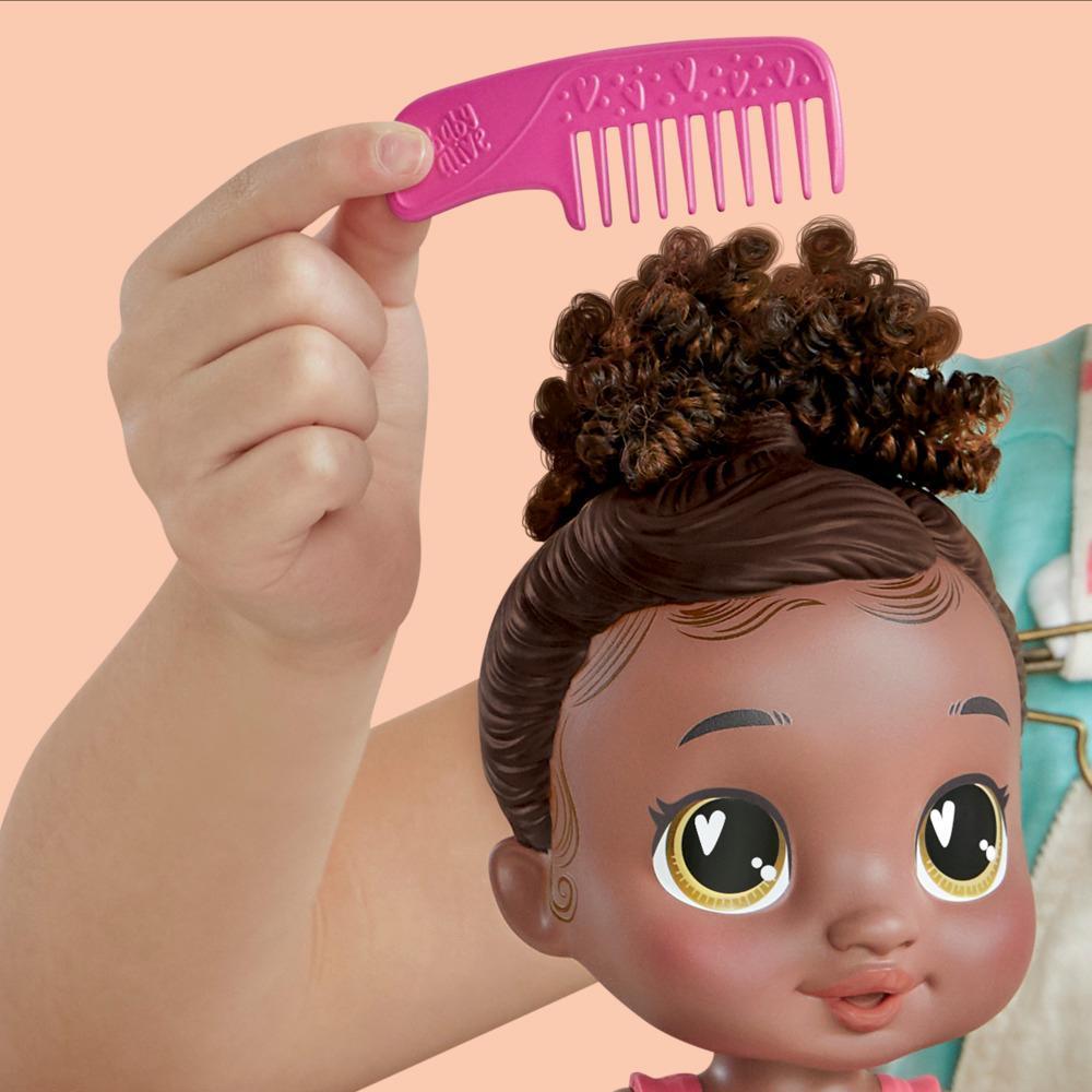 Baby Alive, poupée Berry Boo L'heure du shampooing, cheveux noirs, jouet de bain product thumbnail 1