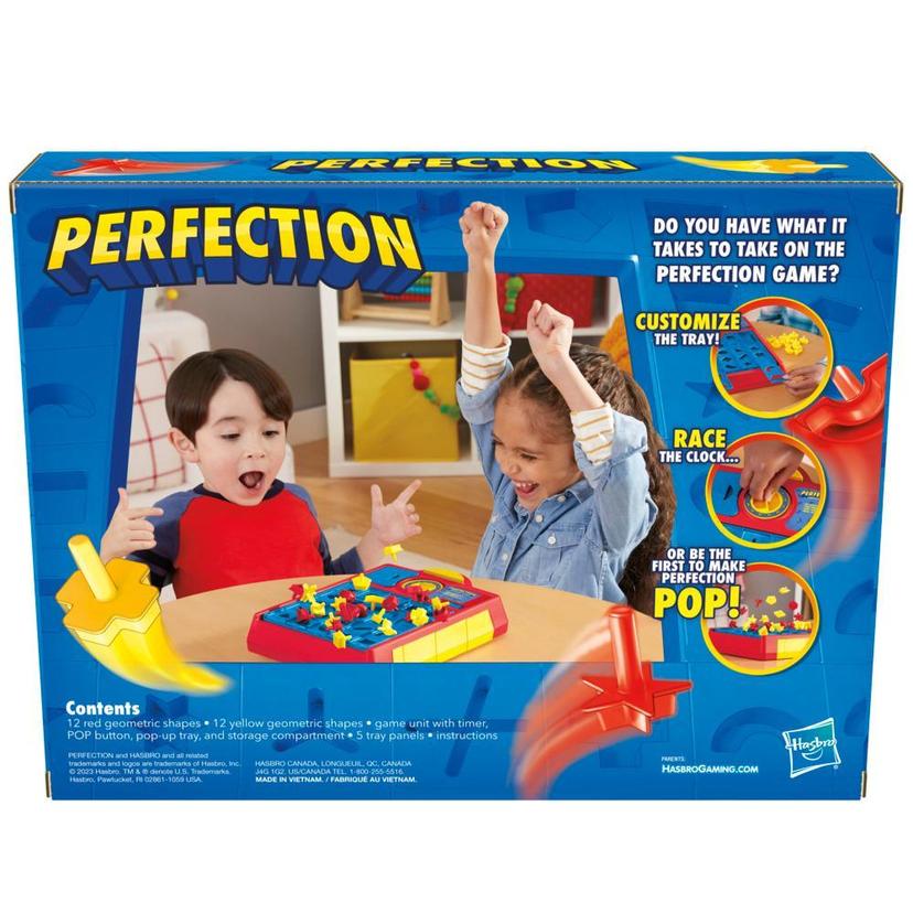 Jeu de plateau Perfection, plus de 250 combinaisons, jeu préscolaire pour enfants à partir de 5 ans product image 1