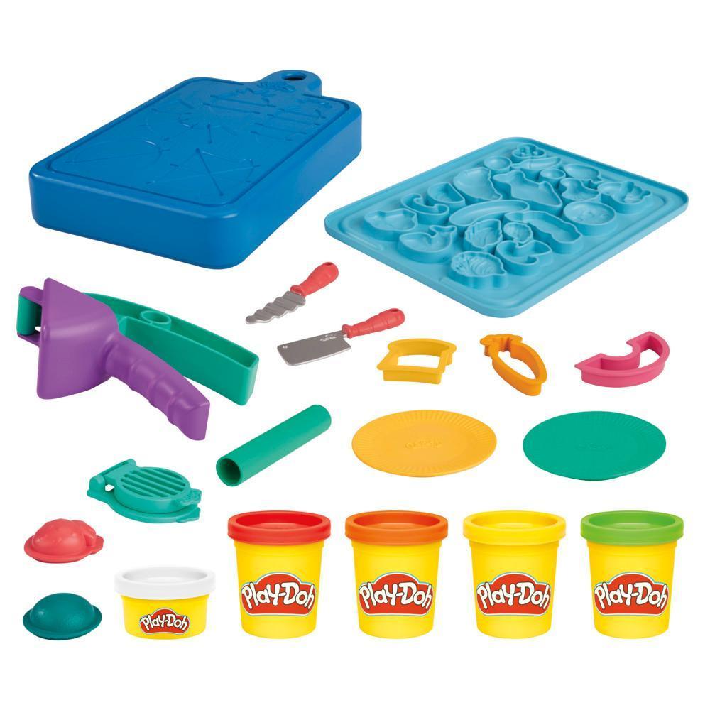 Play-Doh Kit du petit chef cuisinier, pâte à modeler, 14 accessoires de cuisine, jouets pour enfants product thumbnail 1