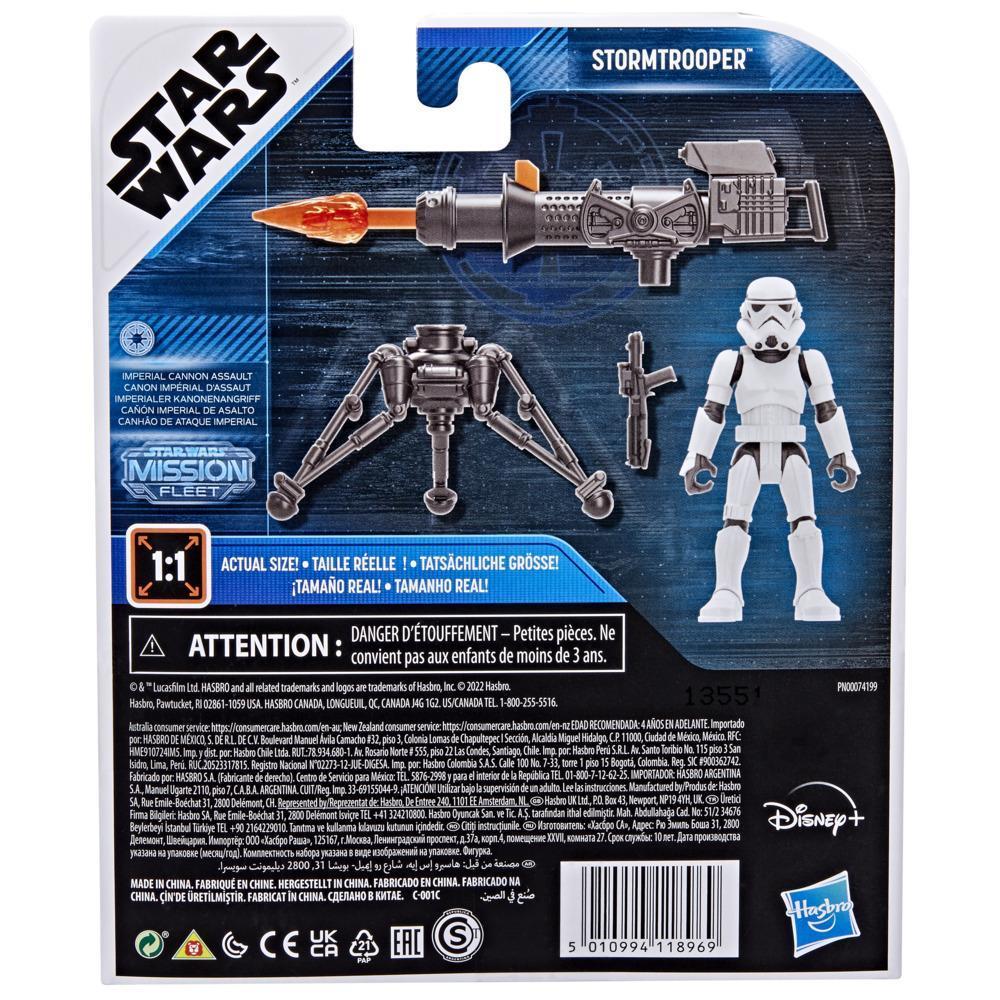 Star Wars Mission Fleet, équipement, figurine de Stormtrooper de 6 cm, jouet Star Wars pour enfants, dès 4 ans product thumbnail 1