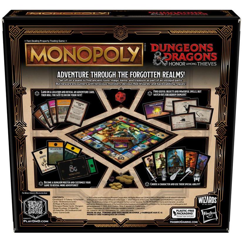 Jeu Monopoly Donjons & Dragons : L'honneur des voleurs, pour 2 à 5 joueurs, à partir de 8 ans product image 1