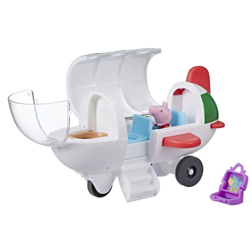 Peppa Pig Peppa’s Adventures, En avion Peppa, jouet préscolaire avec roues qui roulent vraiment, 1 figurine et 1 accessoire, dès 3 ans product image 1