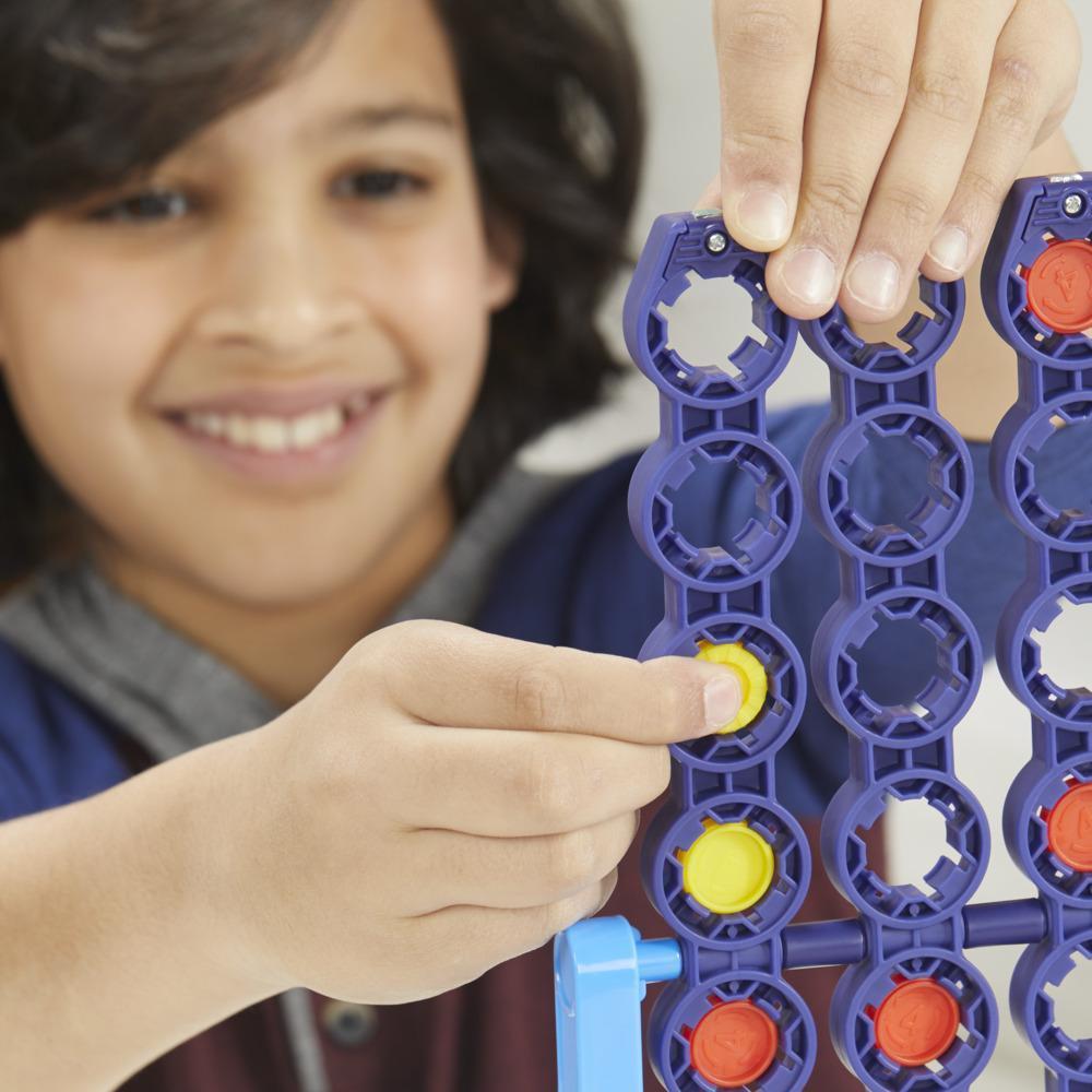 Jeu Connect 4 Spin avec grille tournante, jeu de stratégie familial pour 2 joueurs, pour enfants à partir de 8 ans product thumbnail 1