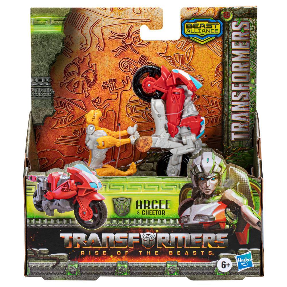 Transformers: Rise of the Beasts pack de 2 figurines Beast Alliance Beast Weaponizers Arcee et Cheetor product thumbnail 1