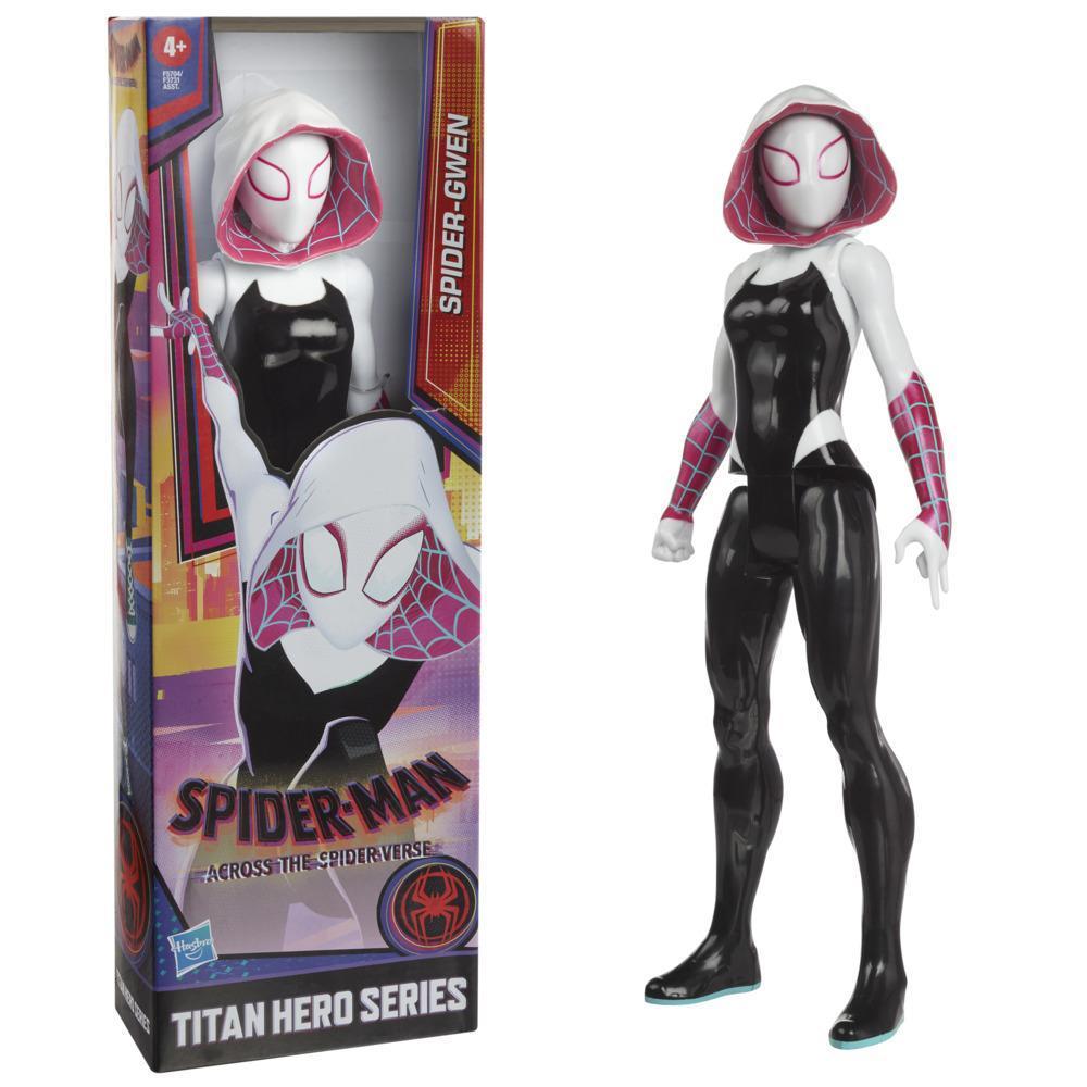 Marvel Spider-Man, figurine Spider-Gwen de 30 cm inspirée de Spider-Man: Across the Spider-Verse, pour enfants dès 4 ans product thumbnail 1