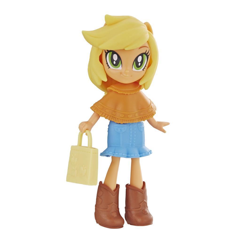 My Little Pony Equestria Girls Fashion Squad Applejack 3-inch Mini Doll with Removable Outfit, Boots, and Accessory, for Girls 5+ product thumbnail 1