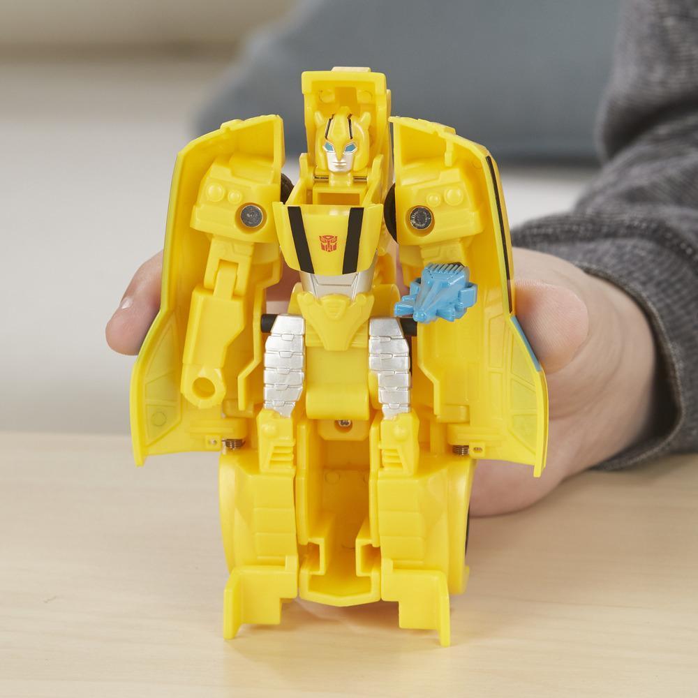 Transformers Cyberverse Action Attackers: 1-Step Changer Bumblebee Action Figure Toy product thumbnail 1