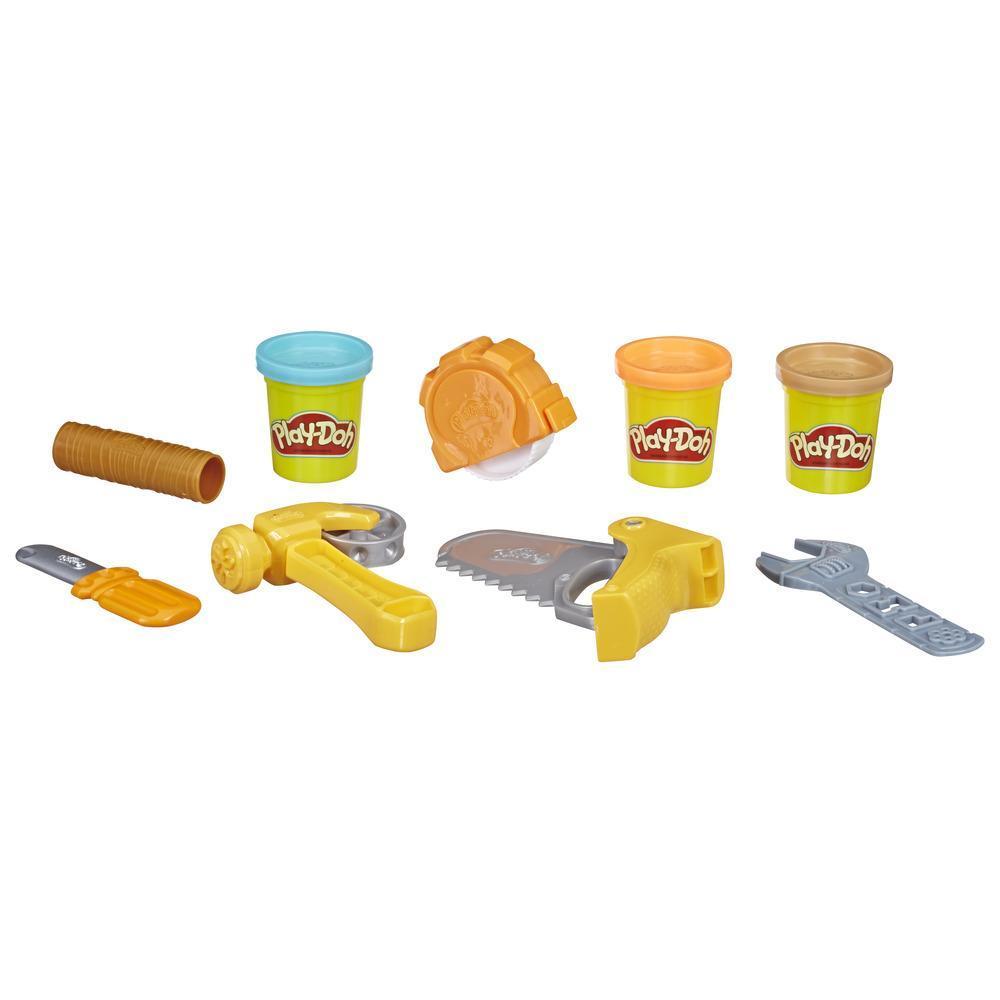 Play-Doh Toolin' Around Toy Tools Set for Kids with 3 Non-Toxic Colors product thumbnail 1