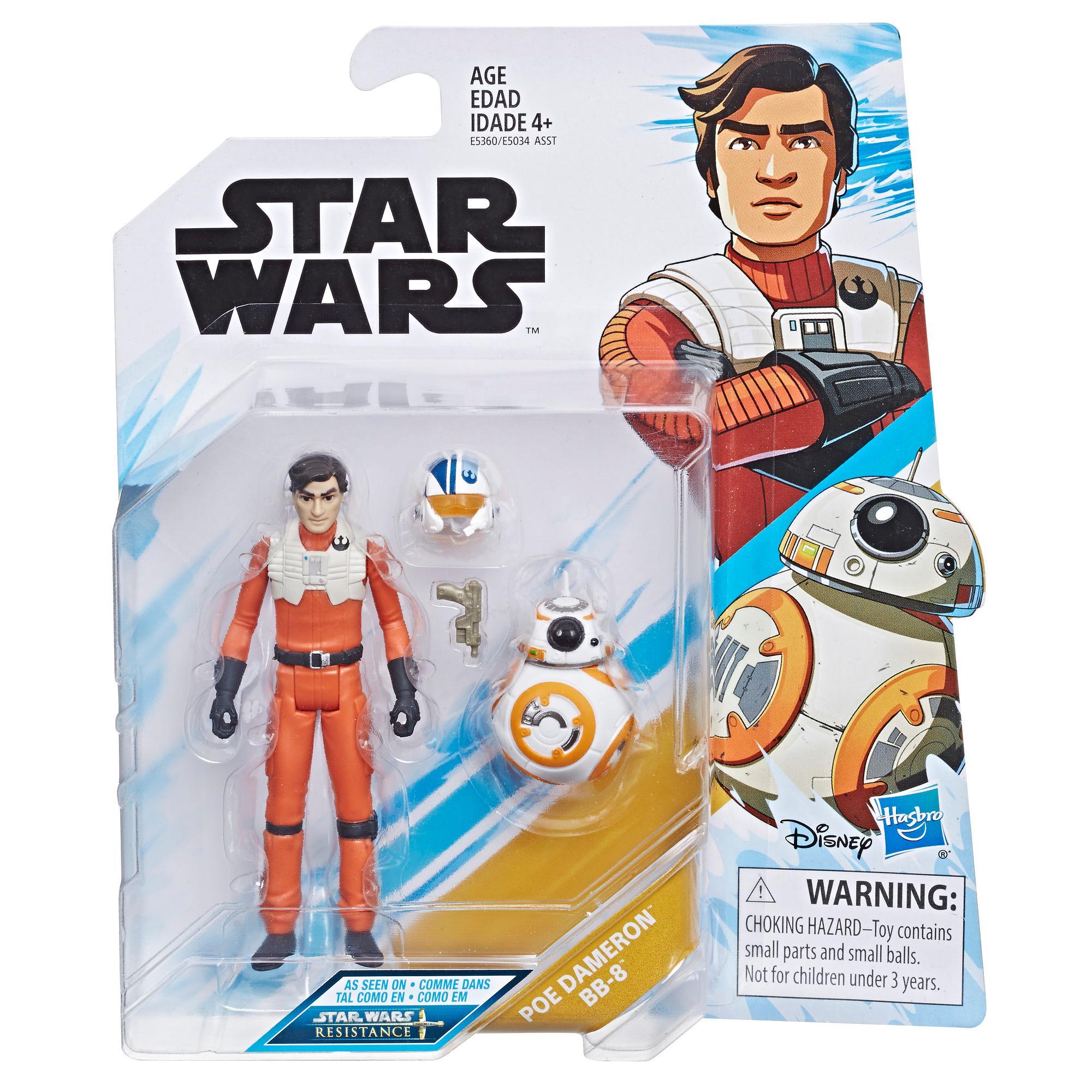 Star Wars Star Wars: Resistance Animated Series 3.75-inch Poe Dameron and BB-8 Figure 2-Pack product thumbnail 1