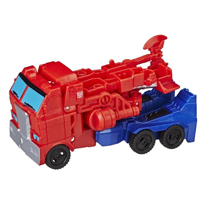 Transformers Cyberverse Action Attackers: 1-Step Changer Optimus Prime Action Figure Toy product image 1