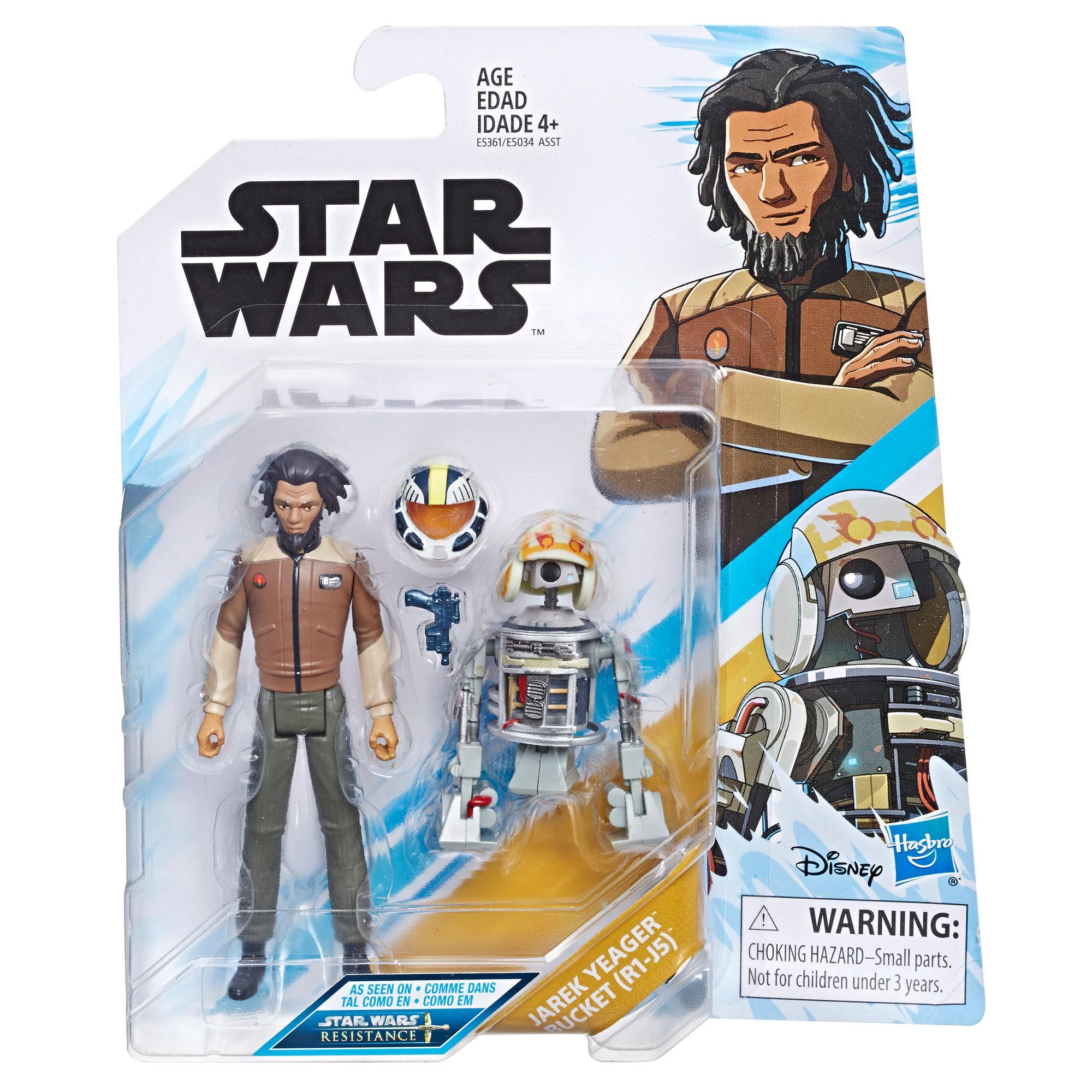 Star Wars Star Wars: Resistance Animated Series 3.75-inch Jarek Yeager and Bucket (R1-J5) Figure 2-Pack product thumbnail 1