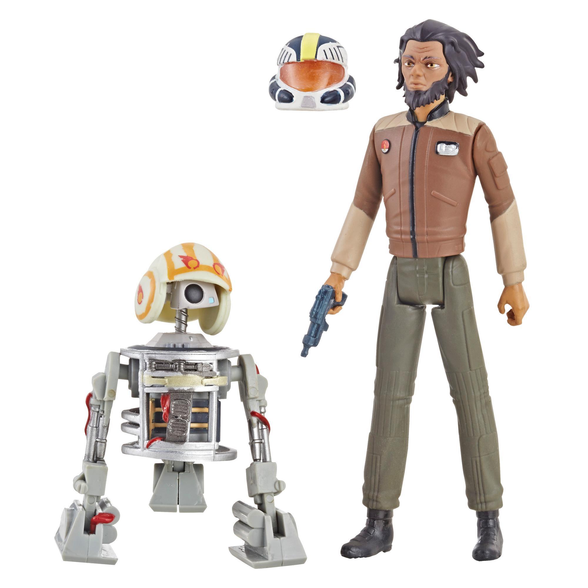 Star Wars Star Wars: Resistance Animated Series 3.75-inch Jarek Yeager and Bucket (R1-J5) Figure 2-Pack product thumbnail 1