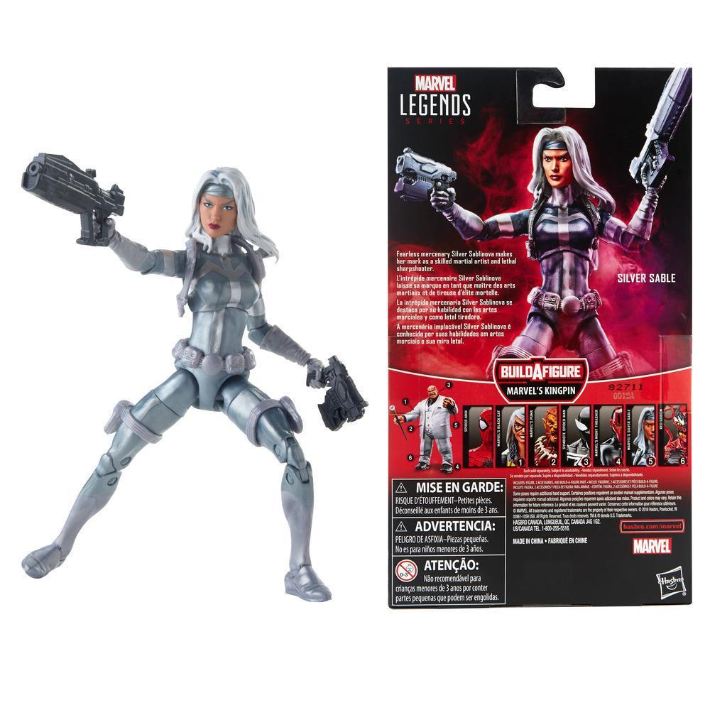 Spider-Man Legends Series 6-inch Marvel’s Silver Sable product thumbnail 1