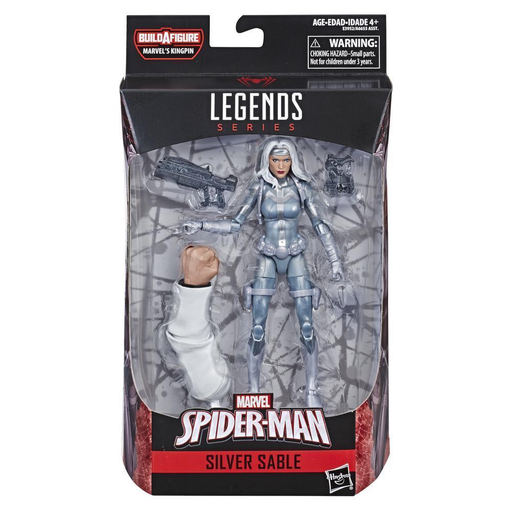 Spider-Man Legends Series 6-inch Marvel’s Silver Sable product thumbnail 1