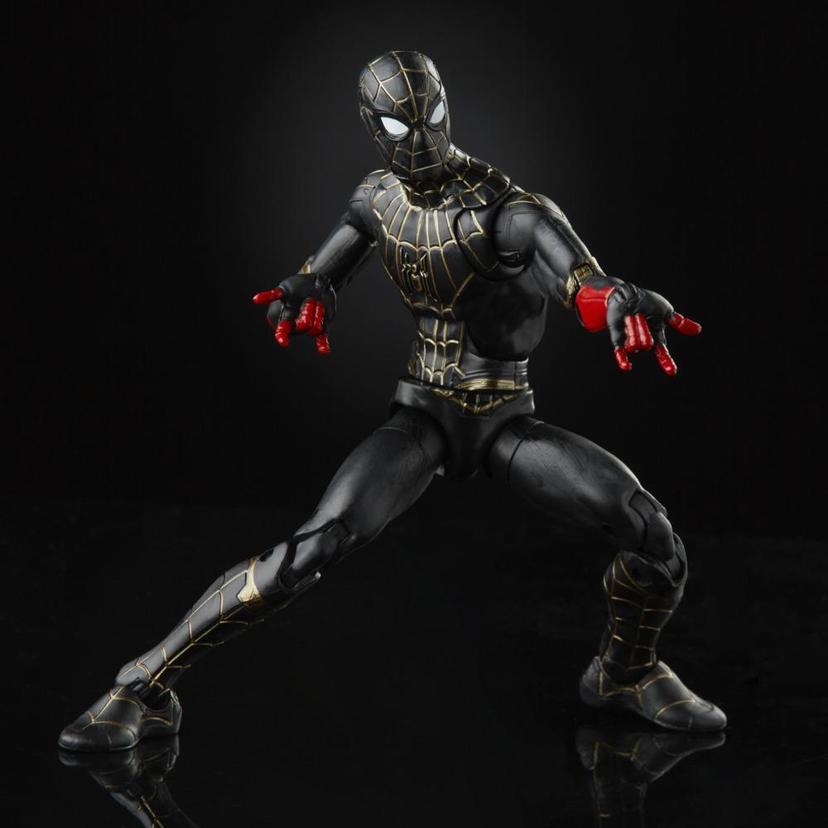 マーベルレジェンド - スパイダーマン：ノー・ウェイ・ホーム / ブラック&ゴールドスーツ スパイダーマン product image 1