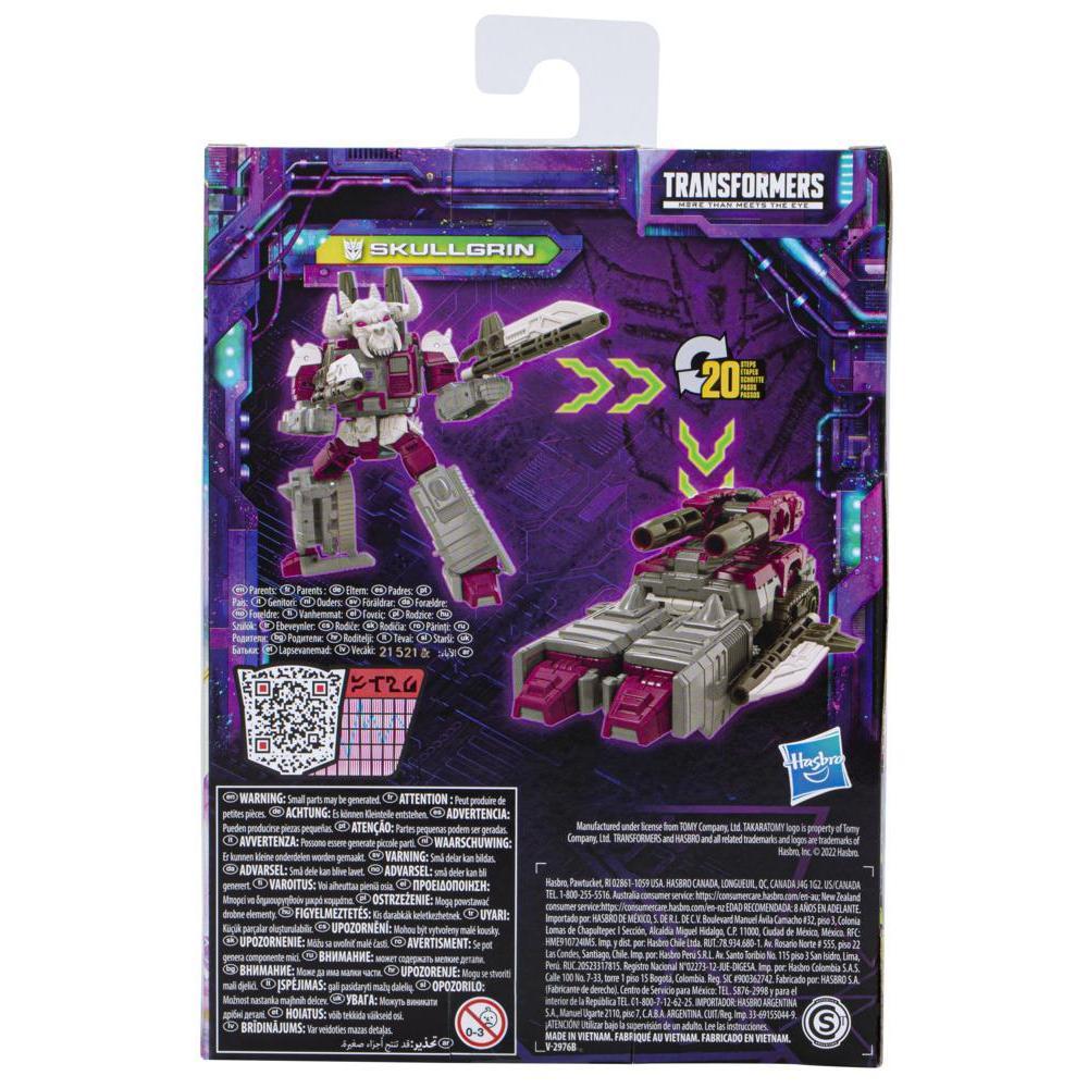 TRANSFORMERS GENERATIONS LEGACY EV DELUXE FIGURKA SKULLGRIN product thumbnail 1