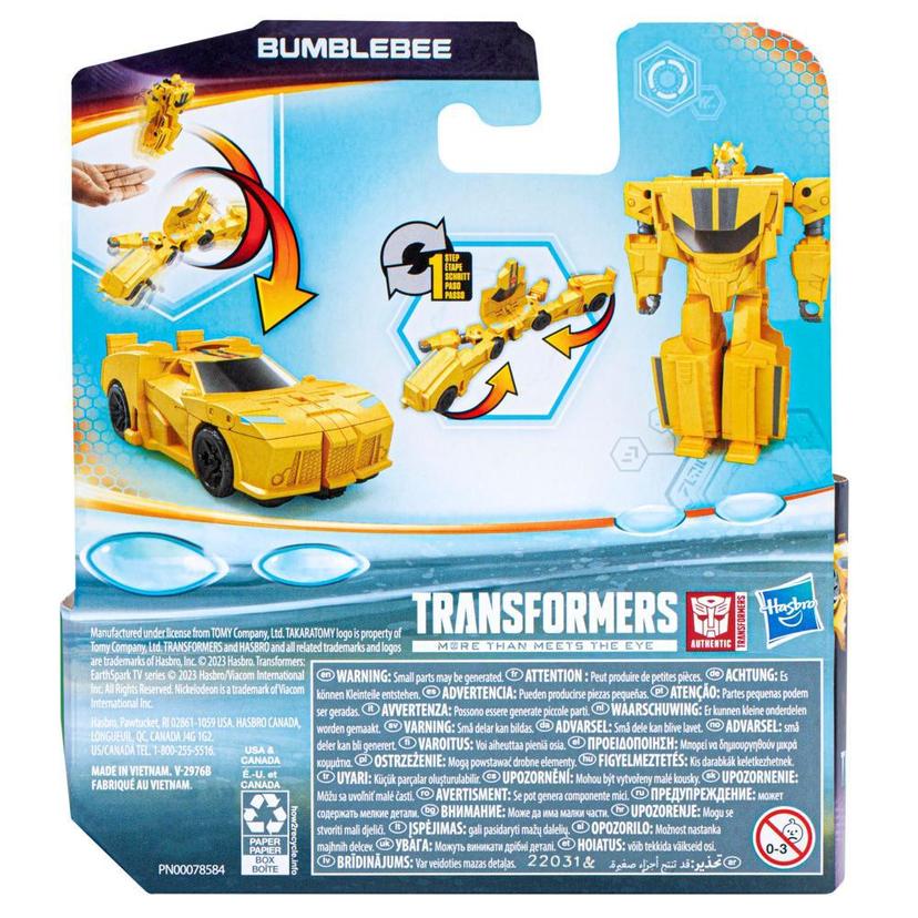 TRANSFORMERS EARTHSPARK 1 STEP FLIP FIGURKA BUMBLEBEE product image 1