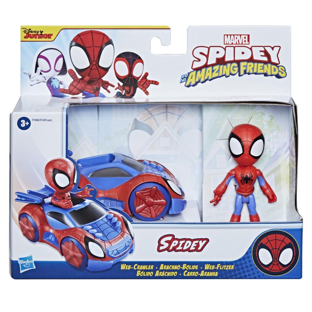 SPIDEY I SUPER-KUMPLE SPIDEY WEB CRAWLER FIGURKA Z POJAZDEM product thumbnail 1