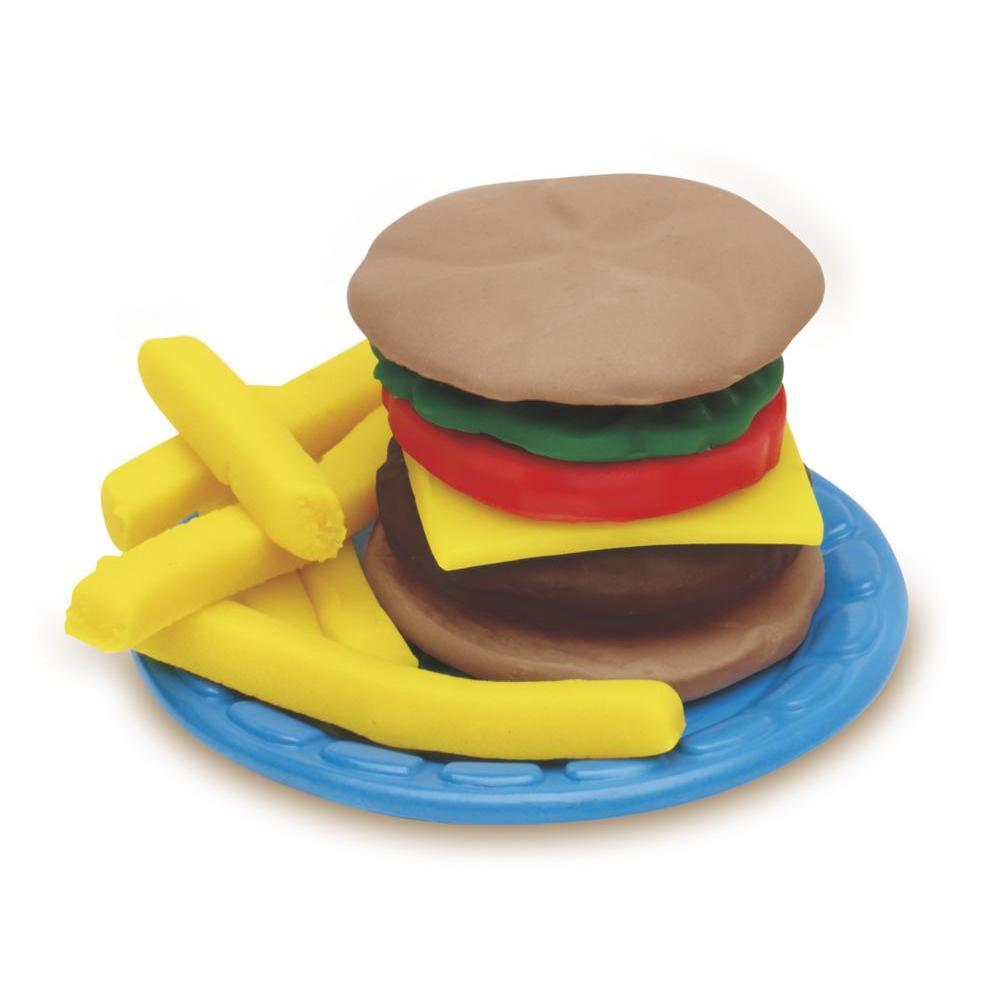 Conjunto Brinquedo Play-Doh - Festa do Hamburguer - com 5 potes de massinhas e acessórios - B5521 - Hasbro product thumbnail 1