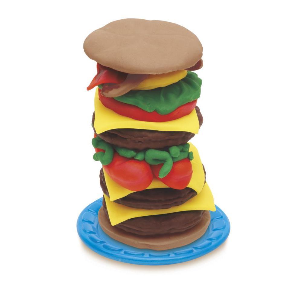 Conjunto Brinquedo Play-Doh - Festa do Hamburguer - com 5 potes de massinhas e acessórios - B5521 - Hasbro product thumbnail 1