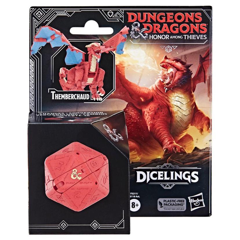 Dado D20 de Dungeons & Dragons Dicelings gigante se torna um Dragão Vermelho - Themberchaud - F5211 - Hasbro product image 1