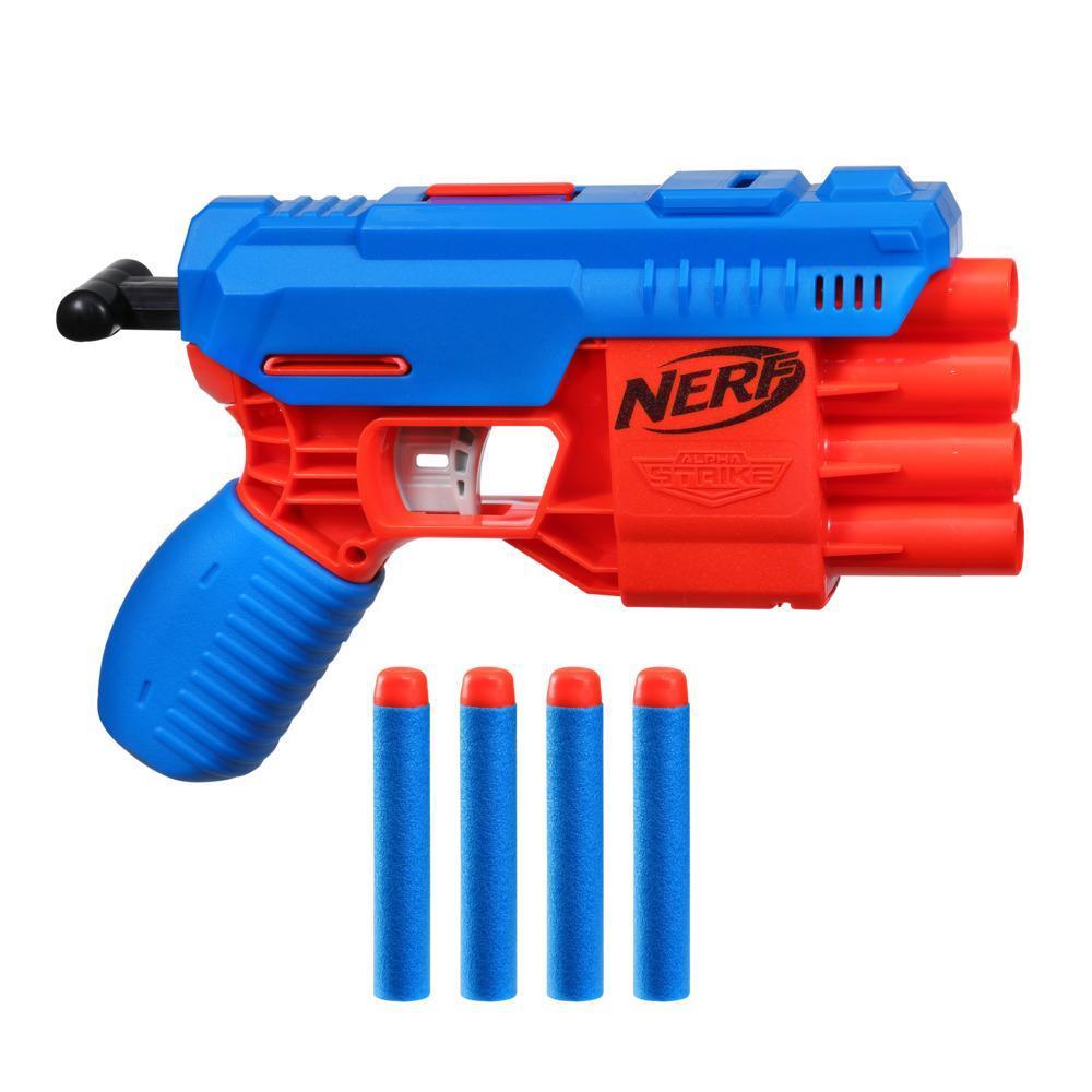 Lança Dardos Nerf Alpha Strike Claw QS-4 - com 4 Dardos, Fácil Recarga e Uso - F2219 - Hasbro product thumbnail 1