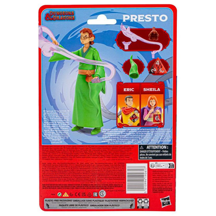 Figura Dungeons & Dragons Cartoon Classics - 15 cm com acessórios - Presto - F4879 - Hasbro product image 1