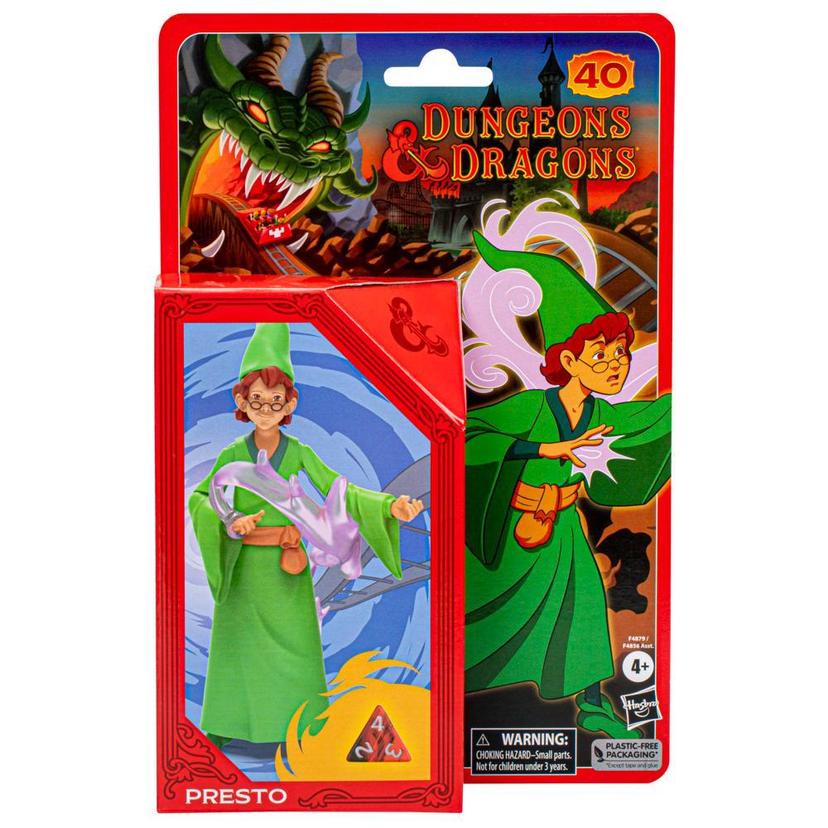 Figura Dungeons & Dragons Cartoon Classics - 15 cm com acessórios - Presto - F4879 - Hasbro product image 1