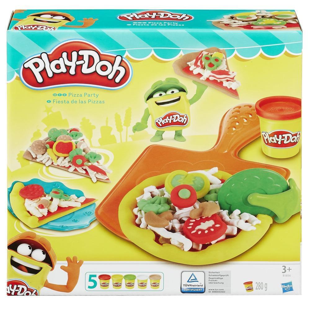 Massa de Modelar Play-Doh Festa da Pizza, com 5 Potes de Massinha e Acessórios - B1856 - Hasbro product thumbnail 1