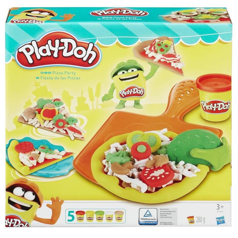 Massa de Modelar Play-Doh Festa da Pizza, com 5 Potes de Massinha e Acessórios - B1856 - Hasbro product image 1