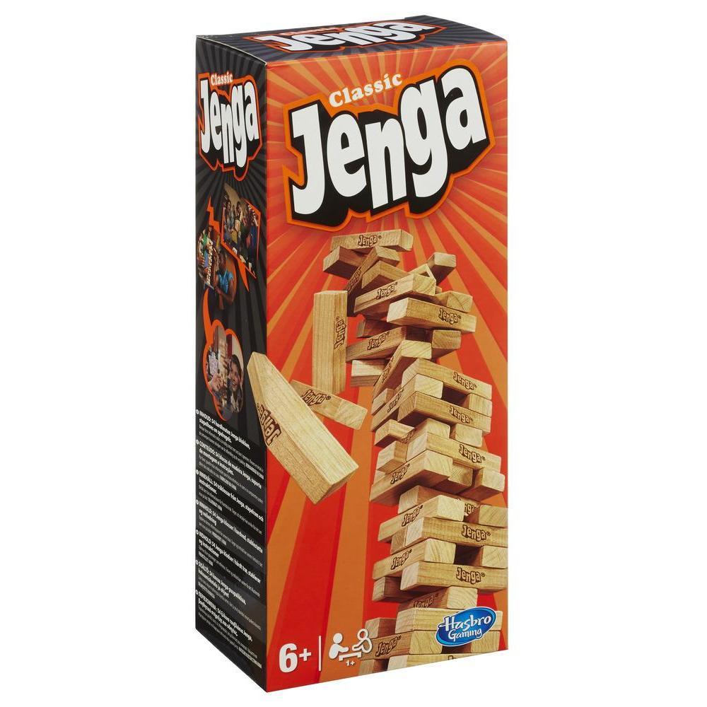 Jogo Hasbro Gaming Jenga Clássico - Jogo de Torre para 1 ou mais Jogadores - A2120 - Hasbro product thumbnail 1