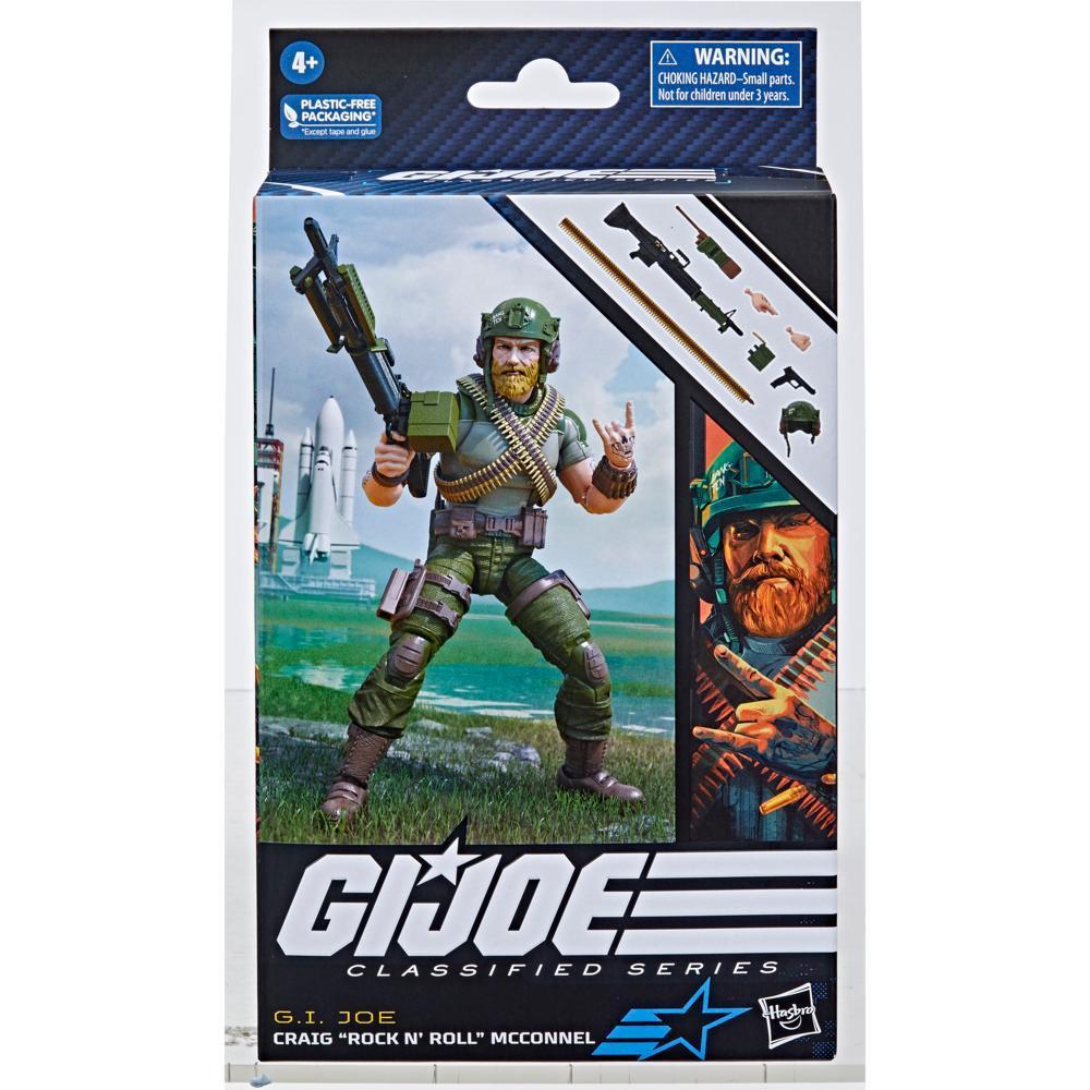 Figura G.I. Joe Classified Series - 15 cm com Acessórios Temáticos - Craig “Rock ‘N Roll” McConnel - F7463 - Hasbro product thumbnail 1