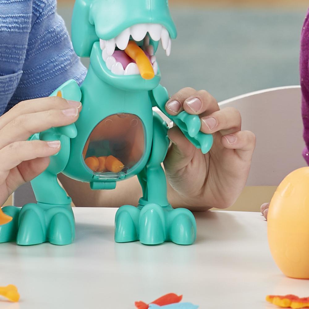 Massa de Modelar Play-Doh Dino Crew Rex, O Comilão, Ovos Recheados com Massinha - F1504 - Hasbro product thumbnail 1