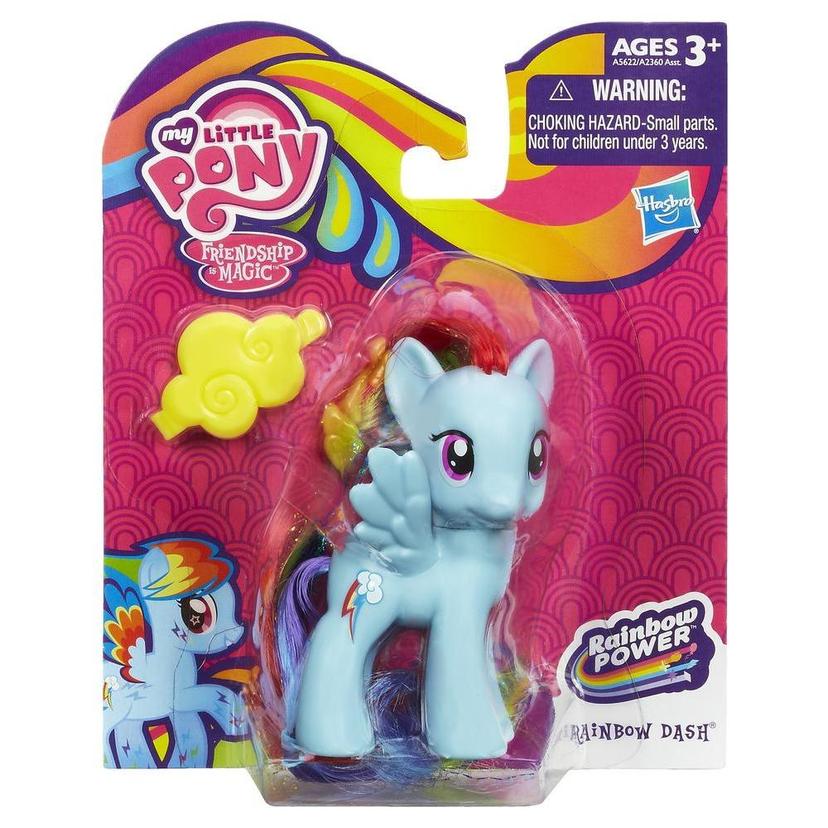 My Little Pony Boneco Rainbow Dash - Hasbro 7,5cm E5006 em