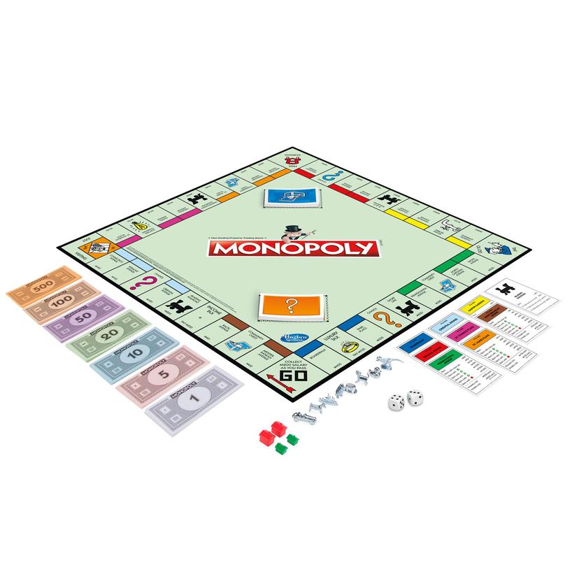 Jogo Hasbro Gaming Monopoly, Jogo de Tabuleiro Clássico para a Família - C1009 - Hasbro product image 1