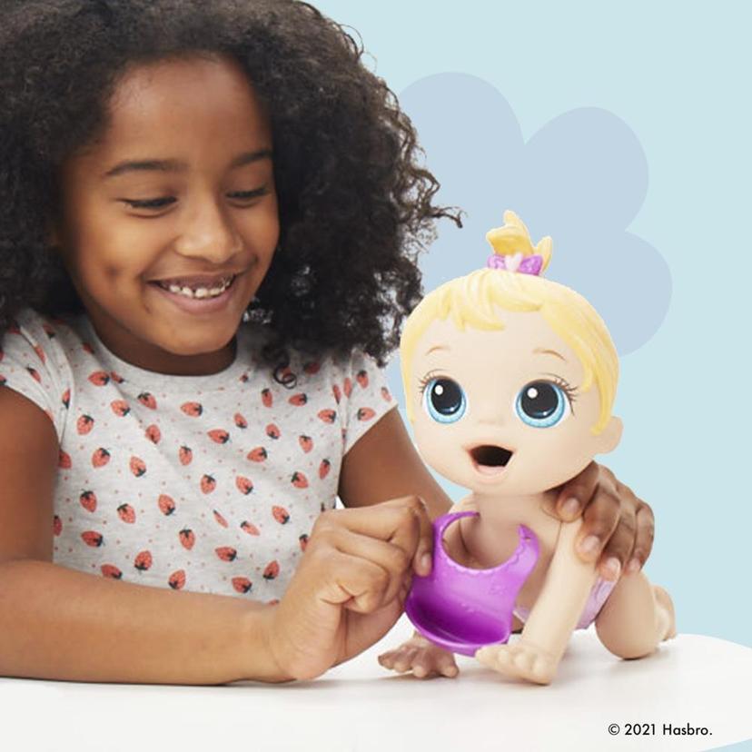 Baby Alive Hora da Papinha Loira, Boneca de 20 cm que Come e faz Caquinha - F2617 - Hasbro product image 1