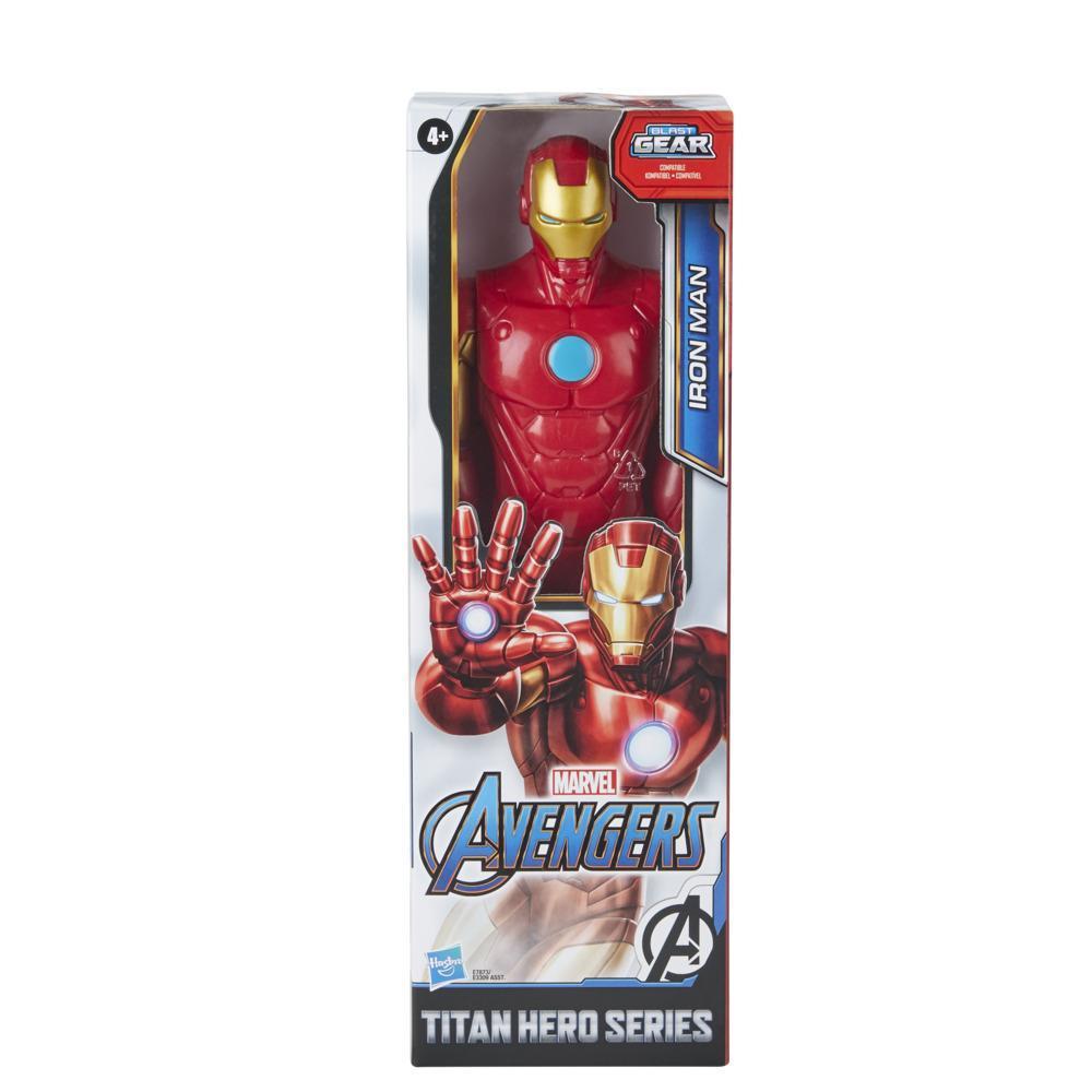 Boneco Marvel Vingadores Titan Hero, Figura de 30 cm - Homem de Ferro - E7873 - Hasbro product thumbnail 1